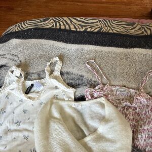 John galt v-neck sweater & tank tops bundle.